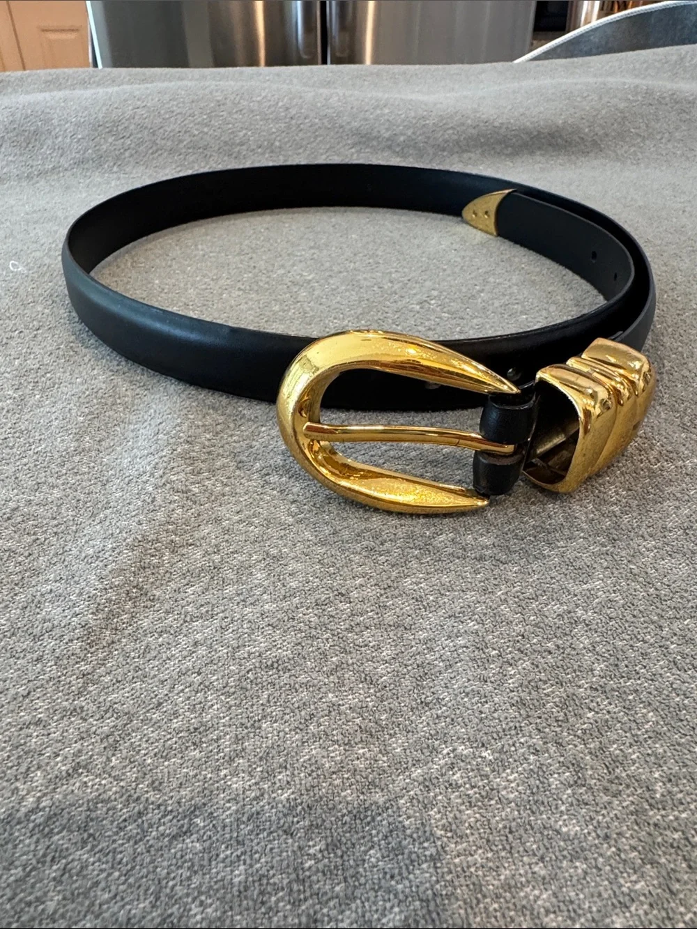 Madewell Triple Leather Keeper Belt | Black | Small - Picture 5 of 8